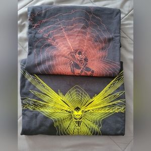 Marvel Ant-Man and Wasp Set of 2 Shirts Size Large Loot Crate Exclusive NEW